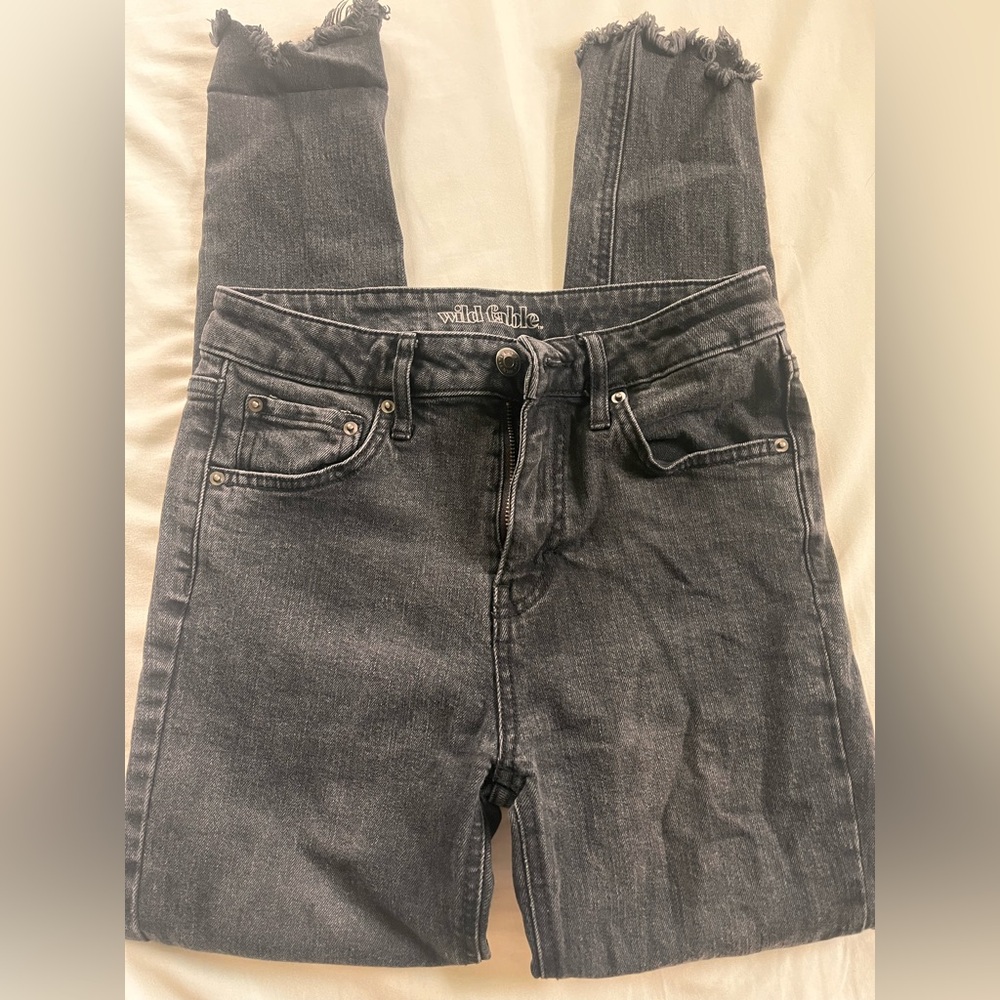Wild Fable Black high rise skinny jeans